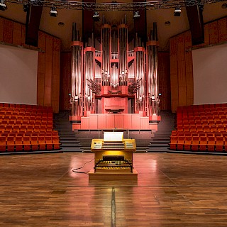 Audimax der Ruhr-Universität Bochum, Foto: Mia Trautmann
