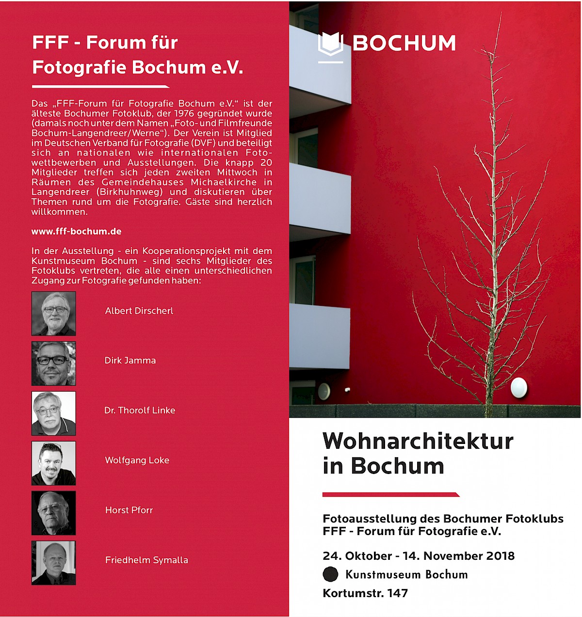 Big Beautiful Buildings Programme Residential Architecture In Bochum Photo Exhibition